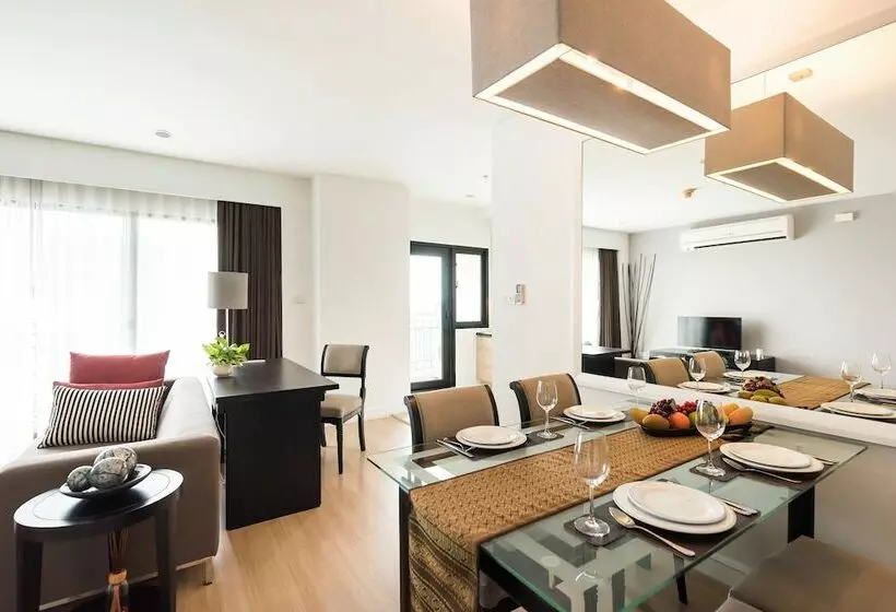 ２ベッドルームデラックスアパートメント, Somerset Park Suanplu Bangkok
