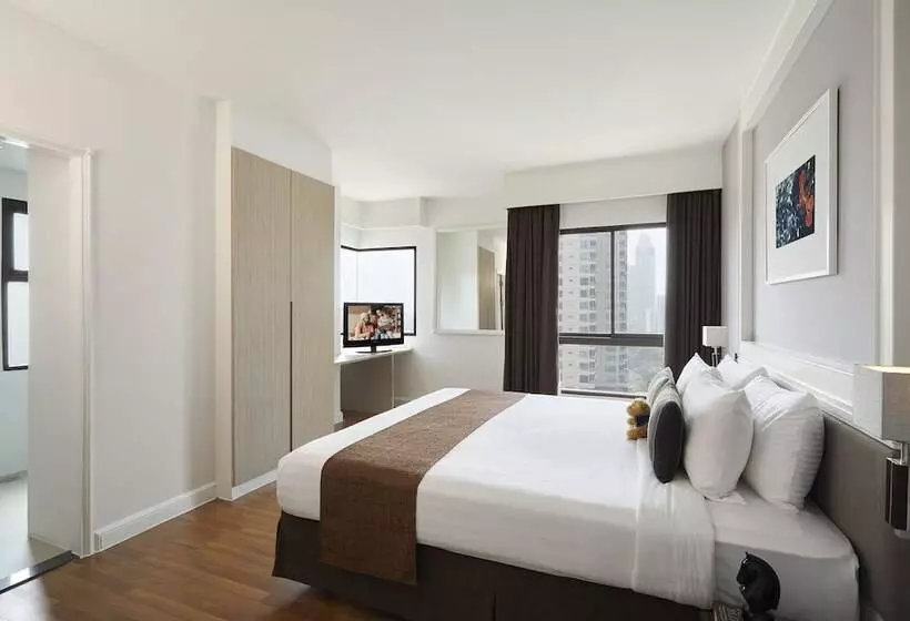 ２ベッドルームのエクゼクティブアパートメント, Somerset Park Suanplu Bangkok