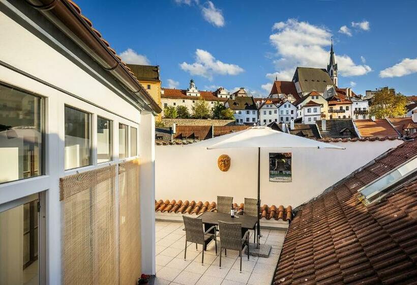 标准间带露台, Pension Fortna