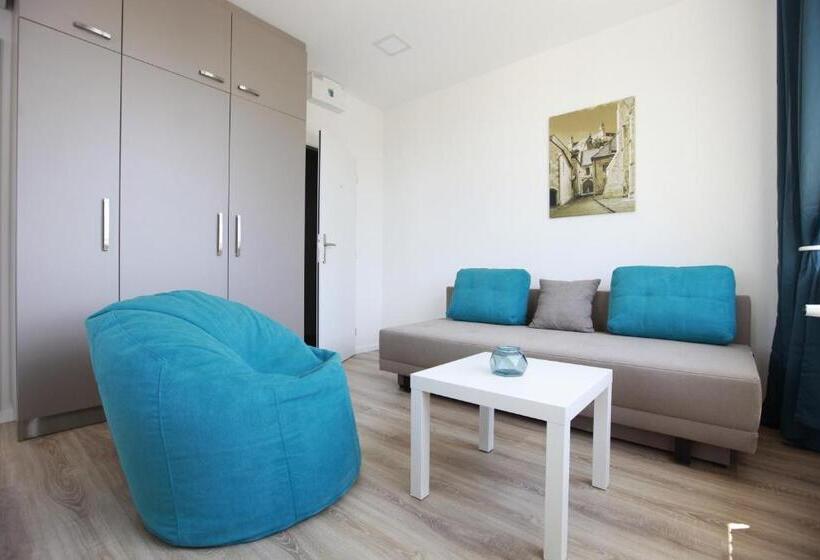 Apartament 1 Sypialnia z Balkonem, City Center Best Place Apartments