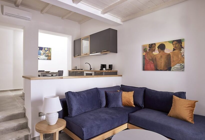 高级套房带海景, Emgard Suites Kythnos