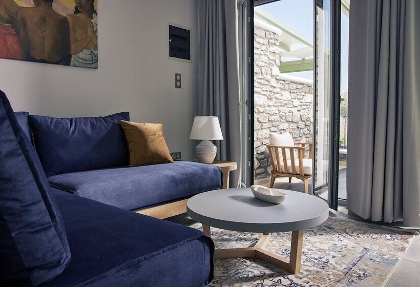高级套房带海景, Emgard Suites Kythnos