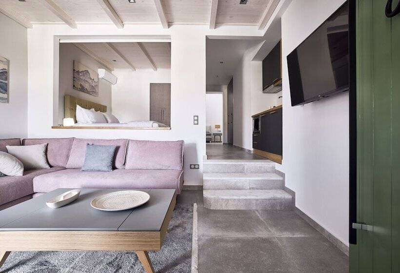 小型套房带海景, Emgard Suites Kythnos
