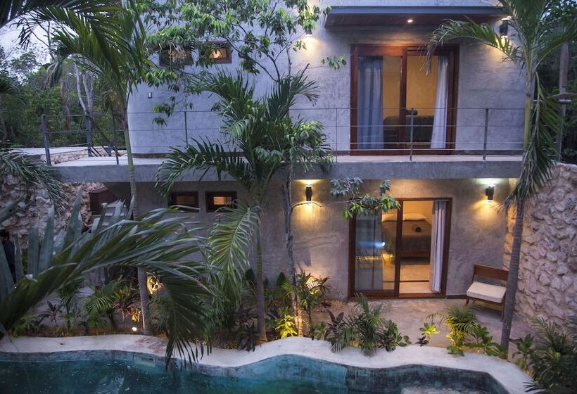 חדר דלוקס נוף בריכה, Solera Tulum With Pool