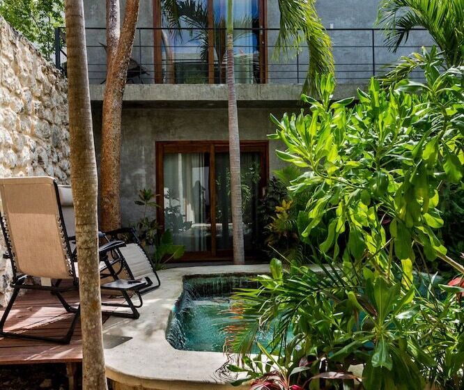 プールの見えるデラックスルーム, Solera Tulum With Pool