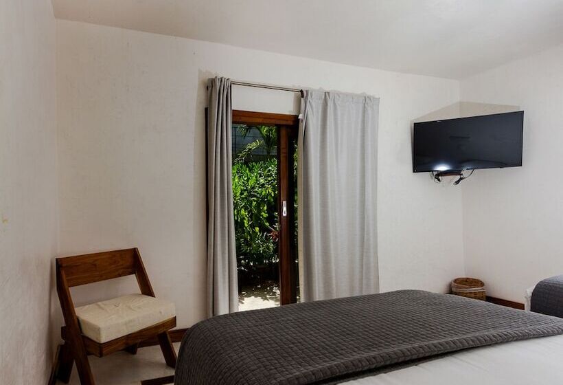 חדר דלוקס נוף בריכה, Solera Tulum With Pool