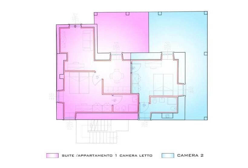 شقة غرفة واحدة, Villa Carolina