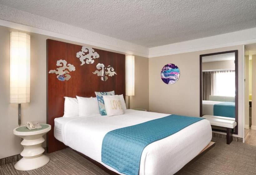 غرفة قياسية سرير كينج, Atrium Hotel Orange County