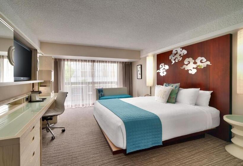 غرفة قياسية سرير كينج, Atrium Hotel Orange County