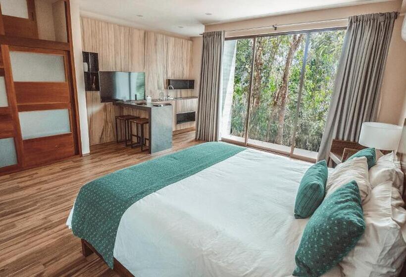 景色の見えるスイートルーム, Mbh Maya Bacalar Hotel Boutique