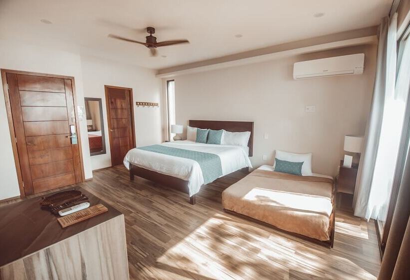 Suite with lake view, Mbh Maya Bacalar Hotel Boutique