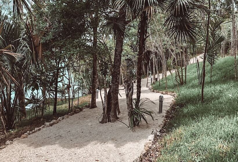 景色の見えるスイートルーム, Mbh Maya Bacalar Hotel Boutique