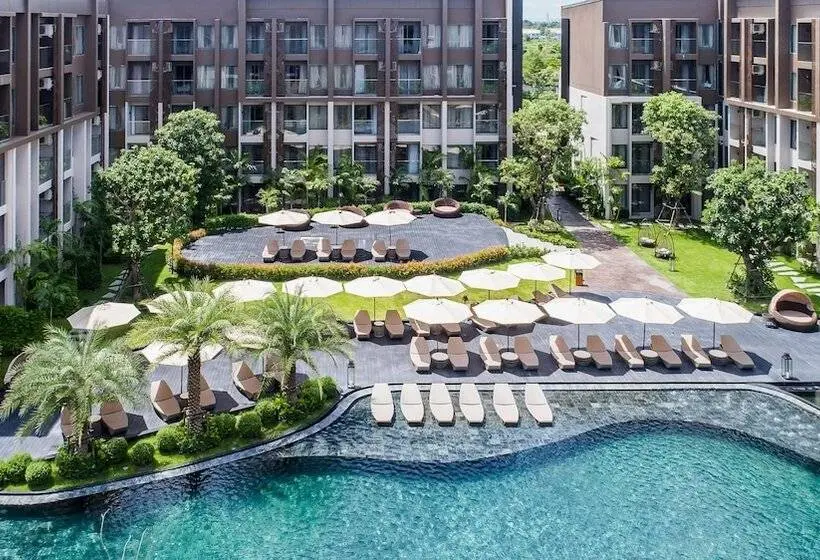 Deluxe-huone Allasnäkymä, Divalux Resort & Spa Bangkok, Suvarnabhumi Airport Free Shuttle