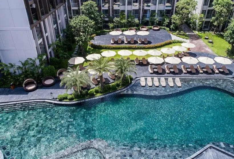 Deluxe-huone Allasnäkymä, Divalux Resort & Spa Bangkok, Suvarnabhumi Airport Free Shuttle