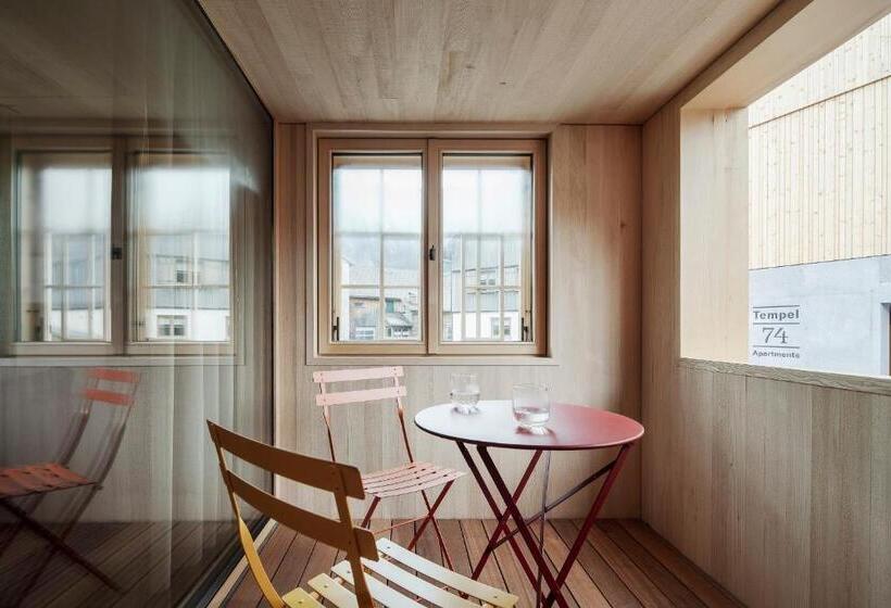 شقة غرفة نوم واحدة مزودة بشُرفة, Tempel 74 Apartments