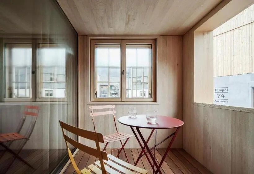 バルコニー付き１ベッドルームアパートメント, Tempel 74 Apartments