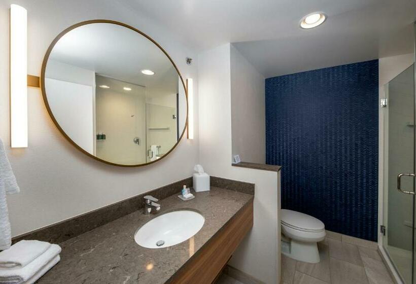 带大床的套房, Fairfield Inn & Suites By Marriott Little Rock Airport