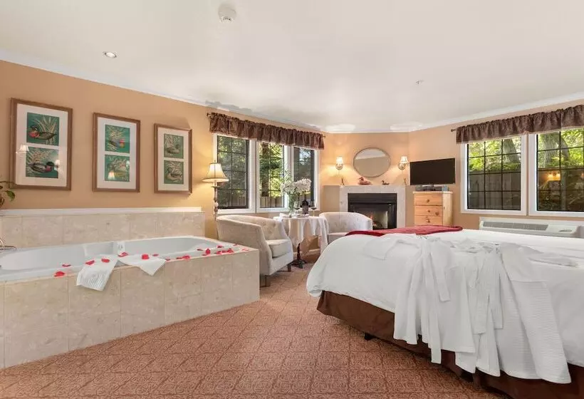 キングサイズベッドのスタンダードルーム, Candlelight Inn Napa Valley