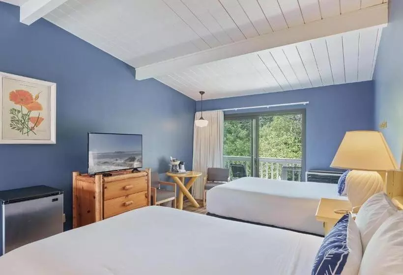 ２ダブルベッドのスタンダードルーム, Carmel River Inn