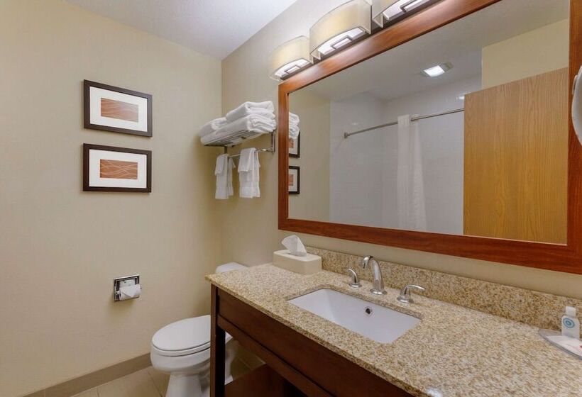 带2个双人床的标准工作室, Comfort Inn River's Edge