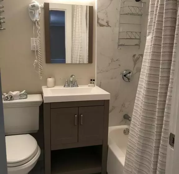キングサイズベッドのデラックスルーム, Starlight Lodge North Conway