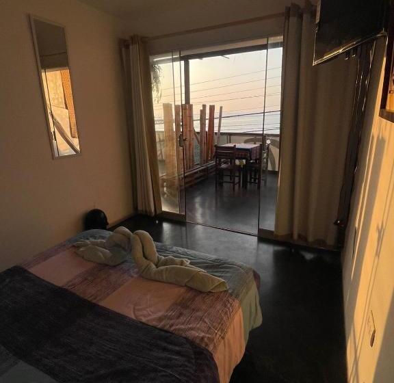 غرفة قياسية مطلّة علي البحر, Totora Surf Hostel