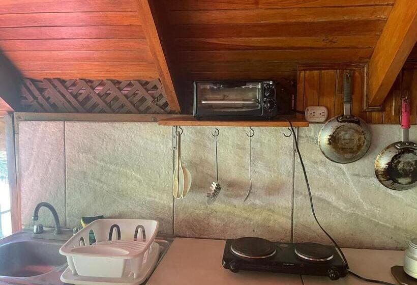 חדר סטנדרט לשלושה עם נוף לגינה, Beach Cabinas