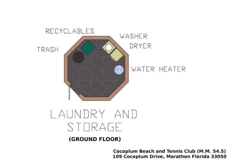 ツーベッドルーム　ヴィラ, Coco Plum Beach & Tennis Club & Marina