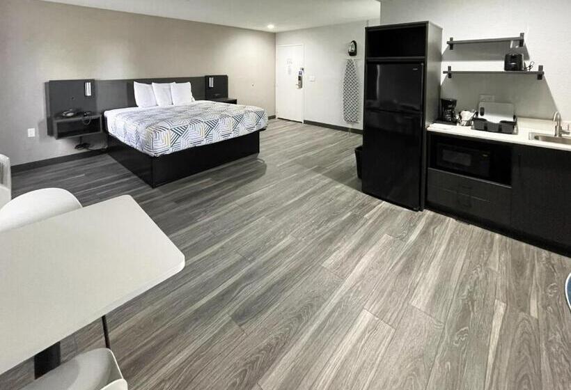 스탠다드 룸 킹사이즈 침대, Days Inn Little Rock South