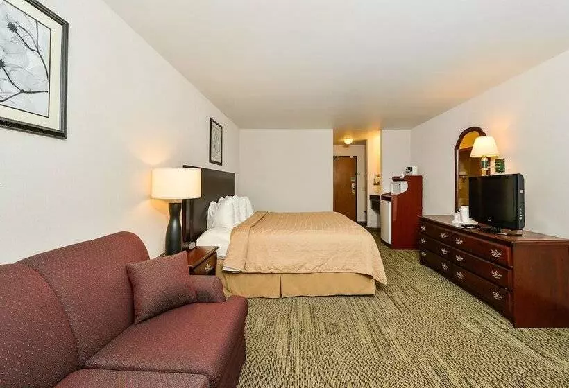 Sviitti Liikuntarajoitteisille, Quality Inn & Suites Stoughton  Madison South