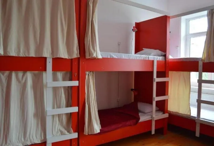 تختخواب در اتاق مشترک, Brobro Hostel