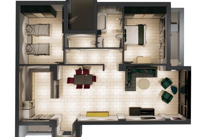 آپارتمان 1 خوابه, Residence Touristique Du Port