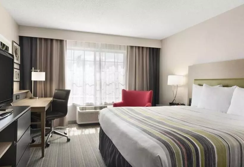 キングサイズベッドのスイートルーム, Country Inn & Suites By Radisson, Romeoville, Il