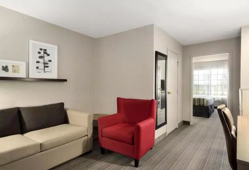 キングサイズベッドのスイートルーム, Country Inn & Suites By Radisson, Romeoville, Il