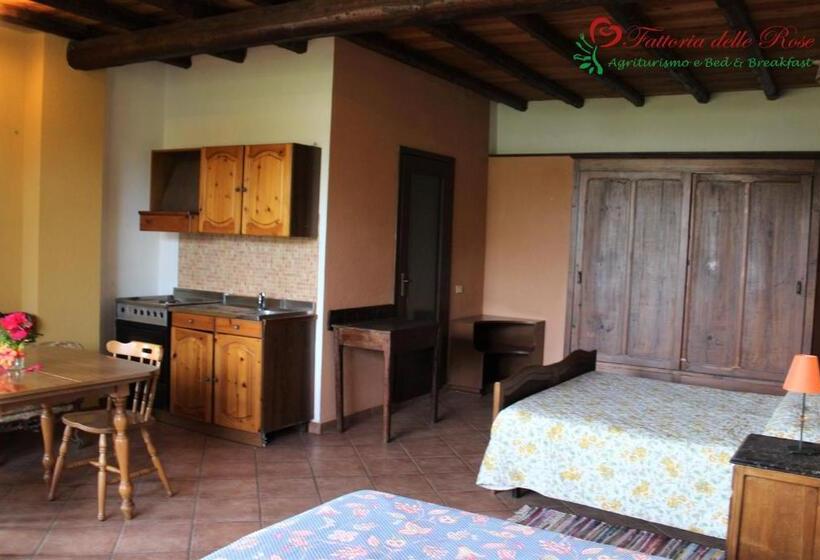 חדר משפחתי נוף לגינה, Fattoria Delle Rose