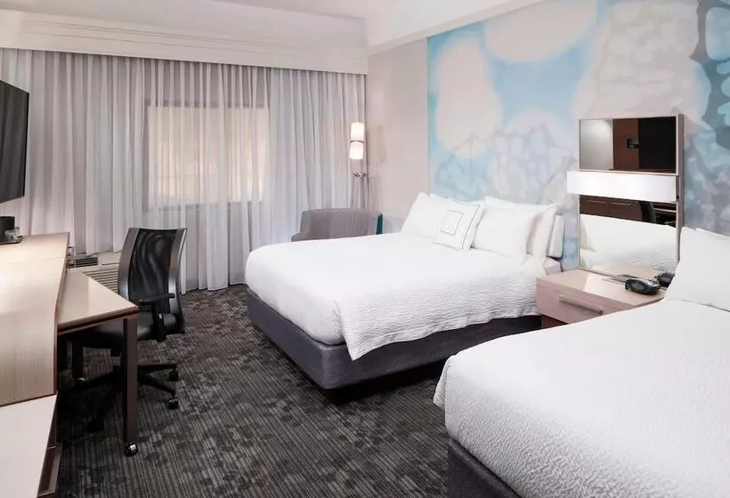 ２ダブルベッドのスタンダードルーム, Courtyard By Marriott Pensacola