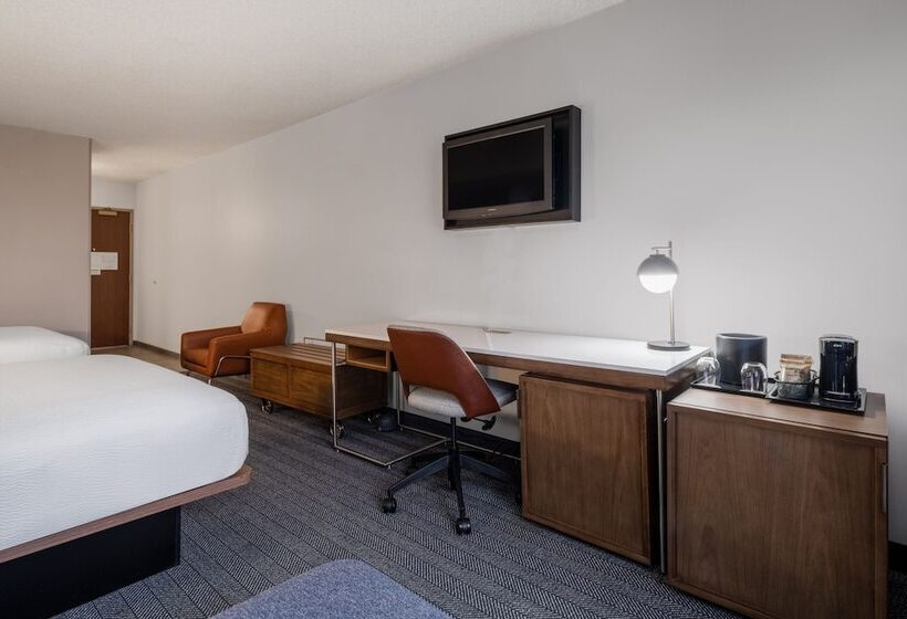 חדר סטנדרט שתי מיטות זוגיות, Courtyard Salt Lake City Airport