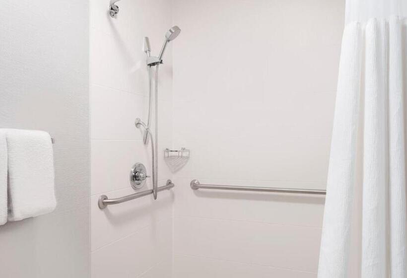 חדר סטנדרט עם מיטת קינג, Courtyard Salt Lake City Airport