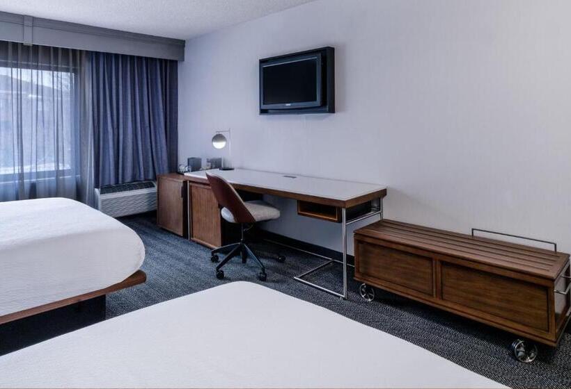 חדר סטנדרט שתי מיטות זוגיות, Courtyard Salt Lake City Airport