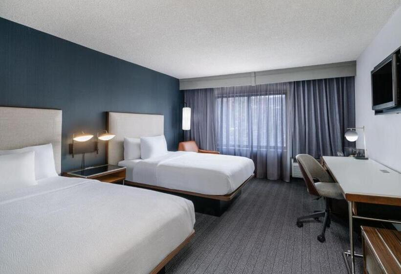 חדר סטנדרט שתי מיטות זוגיות, Courtyard Salt Lake City Airport