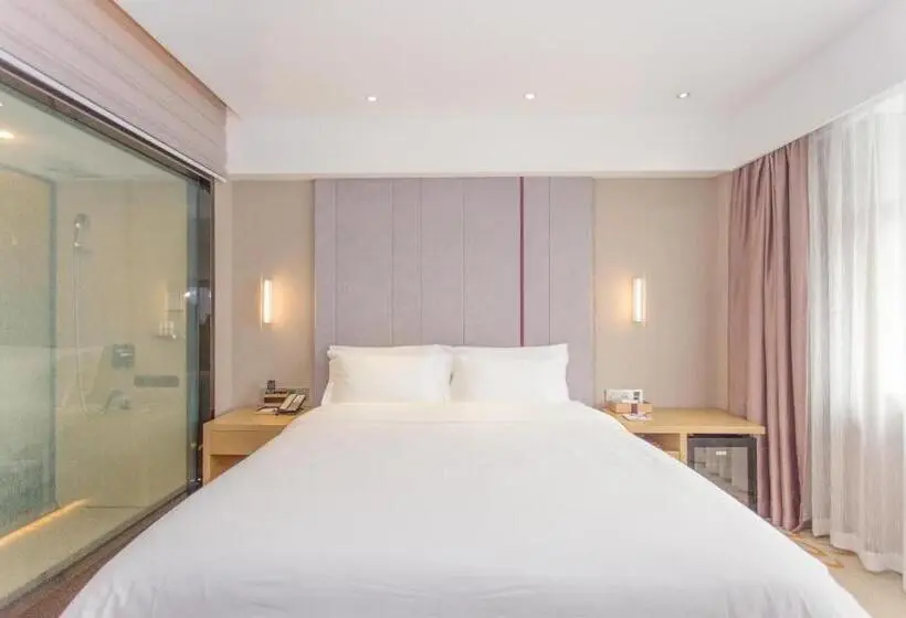 キングサイズベッドのデラックスルーム, Lavande Hotels·guangzhou Financial City Chepi Metro Station