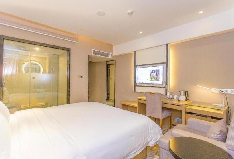 キングサイズベッドのデラックスルーム, Lavande Hotels·guangzhou Financial City Chepi Metro Station