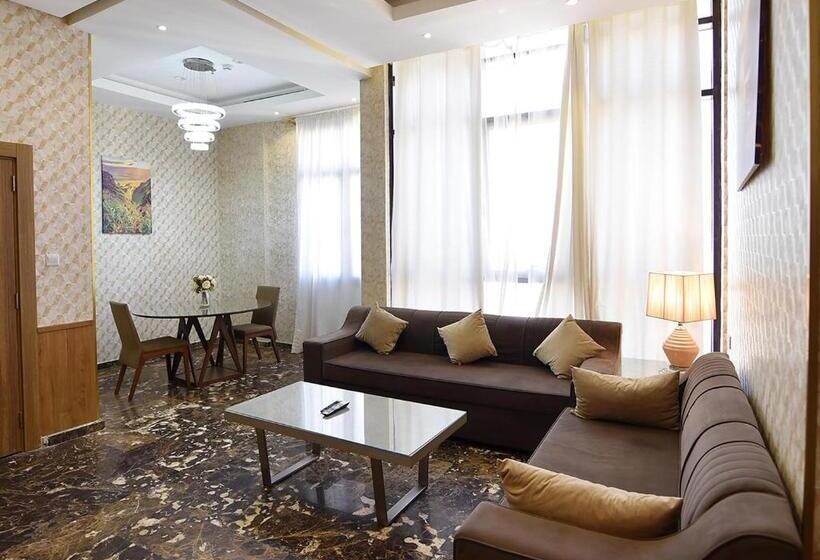 带1个卧室的带海景的公寓, ريحانه الخليج للشقق الفندقيه