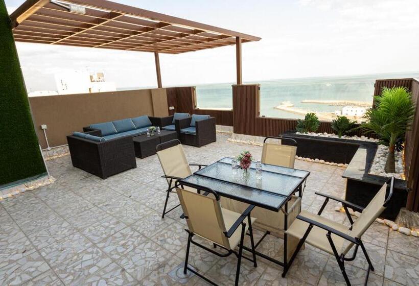 带1个卧室的带阳台的公寓, ريحانه الخليج للشقق الفندقيه