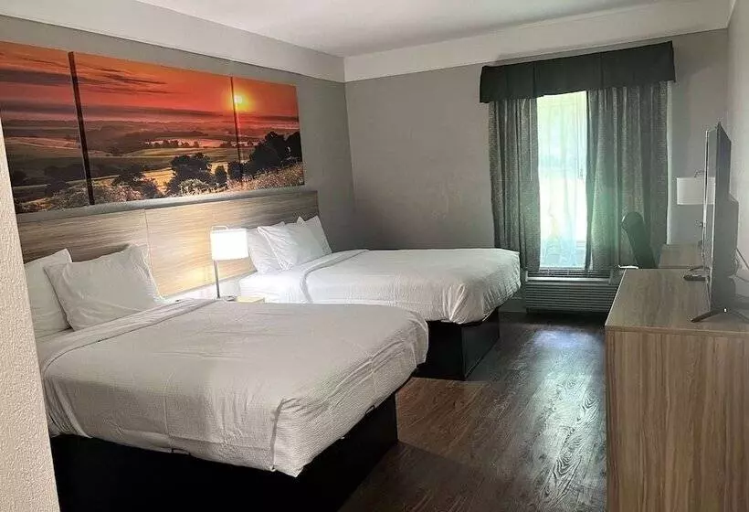 ２ダブルベッドのスタンダードルーム, Days Inn By Wyndham Denham Springsbaton Rouge East