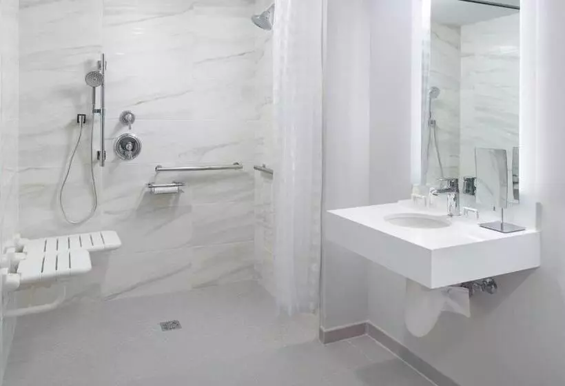 اتاق استاندارد با تخت بزرگ, Courtyard Miami Coconut Grove