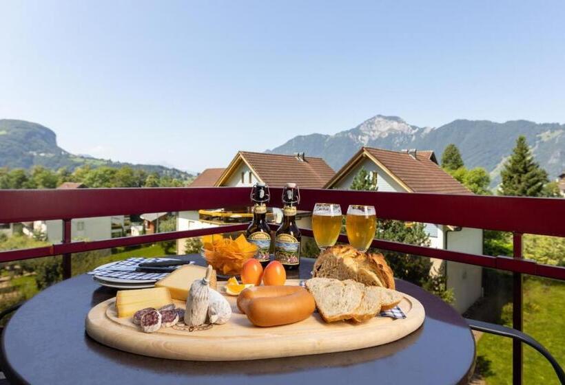 景色の見える一ベッドルームアパートメント, Apart Holidays Morschach