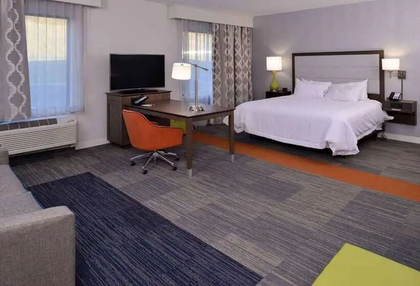 キングサイズベッドのスタンダードルーム, Hampton Inn & Suites Farmers Branch Dallas