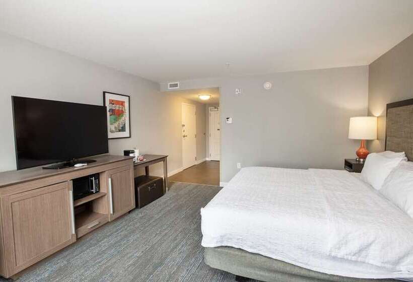 장애인을 위한 킹사이즈 침대 스탠다드 룸, Hampton Inn & Suites Farmers Branch Dallas