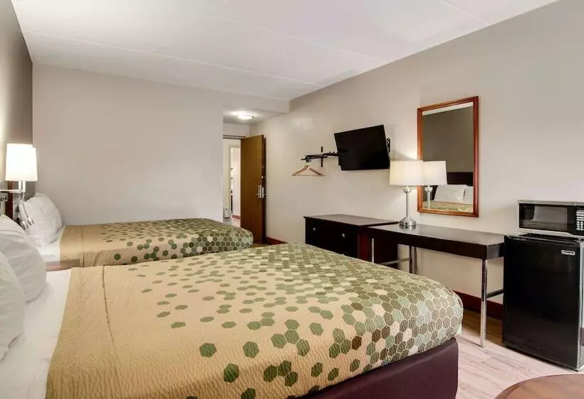 ２ダブルベッドのスタンダードルーム, Econo Lodge Cadillac